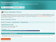 Tablet Screenshot of forum.penisextendervote.com